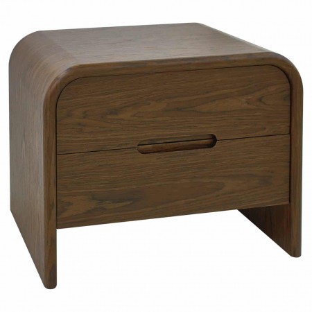 MESA CABECEIRA BEDFORD BROWN 2 DRAWERS RICHMOND 825346